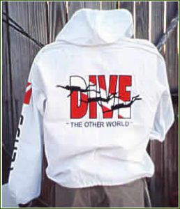 "Dive the Other World" Hooded Longsleeve Jacket
