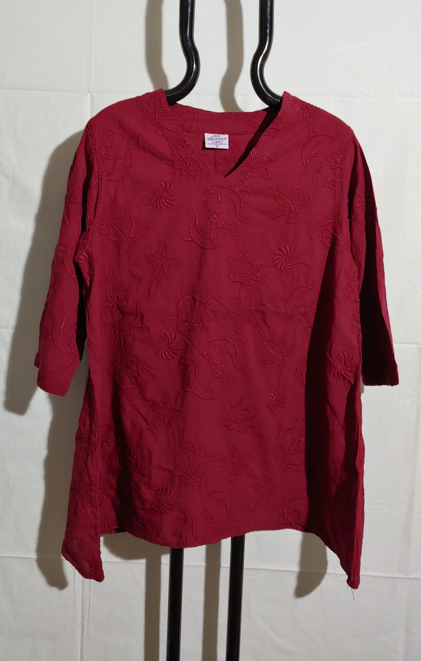 394em Cranberry 100% Cotton Preshrunk Down to small and Med only ...